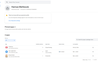 publish apps or games on your google play console account
