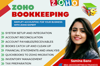 do zoho books bookkeeping and financial reports also financial analysis