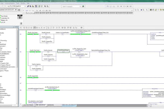 program allen bradley plc in rslogix 500 or 5000 or studio 5000 and hmi design