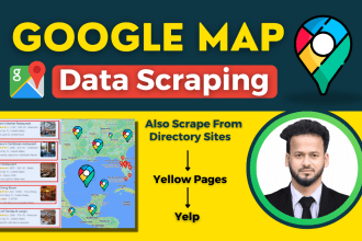 google map scraping for lead generation with any website data extraction