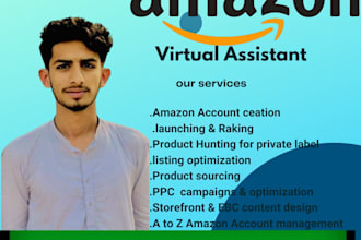 be your amazon virtual assistant or amazon fba virtual assistant, amazon va