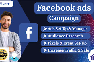 be your organic facebook ads, fb marketing and fb ads campaign manager