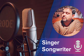 sing professional male vocals in hindi, urdu, punjabi, bollywood