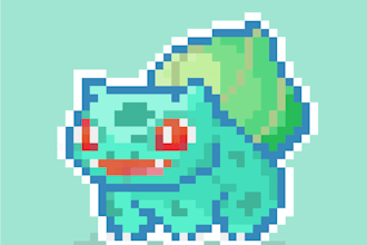 create pixel art of a character you choose in a retro style