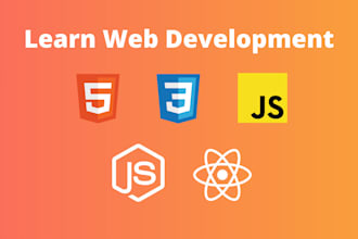 tutor and teach you html, css, javascript, react, and node