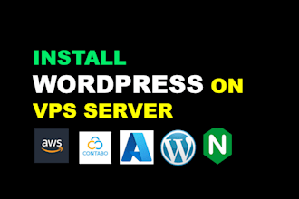 deploy wordpress on contabo, digitalocean, AWS, azure vps