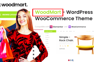 customize woodmart theme for ecommerce website online store