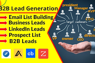 b2b lead generation, business leads, and  email list building