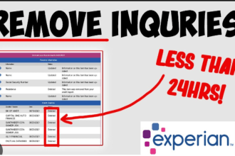 remove experian inquiries within 6 hours