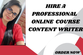 create online course content, course creation, course website