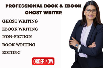 ghost write 30,000 words nonfiction ebook writer, and ghost ebook writer