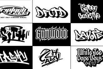 do y2k streetwear clothing brand logo design