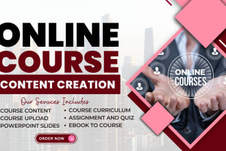 do cybersecurity online course content, slides, video course creation on tella