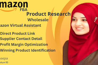 be your expert wholesale for product hunting, product research for amazon fba