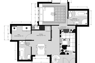 create 2d house plans for you according to vastu shastra