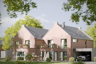 architect, 3d exterior, modeling and visualization