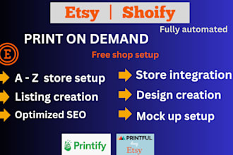 setup etsy print on demand shop, etsy seo, print on demand store, etsy