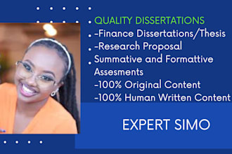 do finance dissertations and accounting dissertations