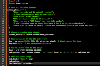 create custom solutions automation with python PHP mysql cpp