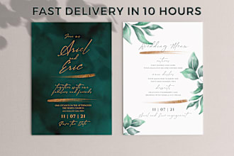 design unique invitations, wedding, and greeting card
