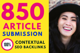 do 850 high da article submission backlinks for seo ranking