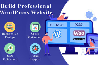 design and develop a professional wordpress website for you