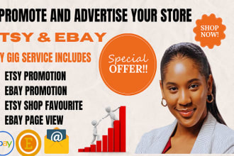 advertise and promote ebay store etsy store promotion