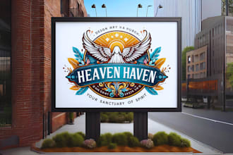 do eye catching church logo design
