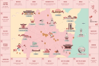 create stunning map designs for you