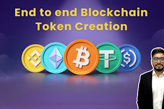 develop trending erc20, bep20 tokens with solidity web3 defi