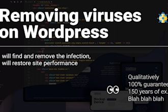 treatment, removal of viruses from sites on wordpress