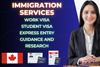 give legal advice on immigration matters and applications of canada
