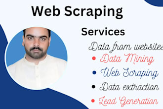 do web scraping, data scraping and data collection