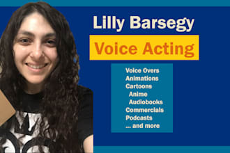 voice act your scripts or offer audiobook readings