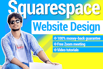 design and redesign squarespace website and  develop a squarespace website