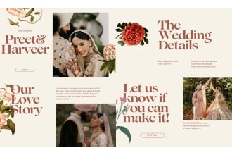 design indian wedding website