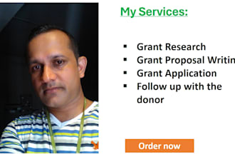 do grant research, grant proposal writing, grant application