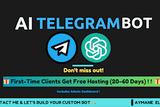 build an ai powered telegram bot using chatgpt with an admin panel
