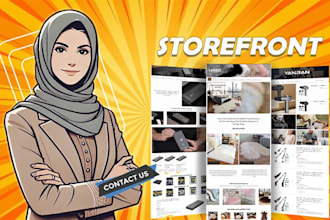 create professional amazon storefront designs