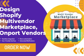 setup shopify store marketplace amazon onport multivendor omnivore vendors