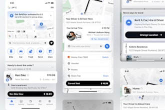 develop taxi booking app, uber clone, food delivery app, grocery rideshare app