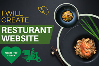 create a restaurant website with online ordering system