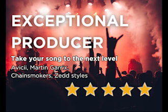produce a spectacular pop song focused on electronic dance