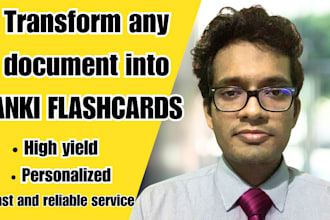make powerful anki flashcards from your documents fast