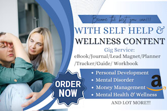 write self help life coach mental health fitness guide workbook journal ebook