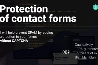 protecting contact forms from spam