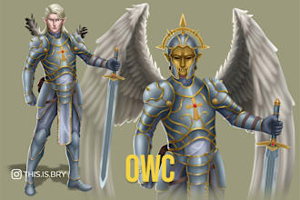 do fantasy character illustration