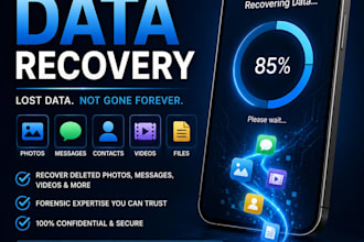 perform forensic data recovery for phones and computers