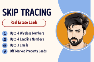 do wholesaling real estate skip tracing and leads generation