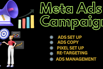 set up meta ads campaigns and set up pixel
